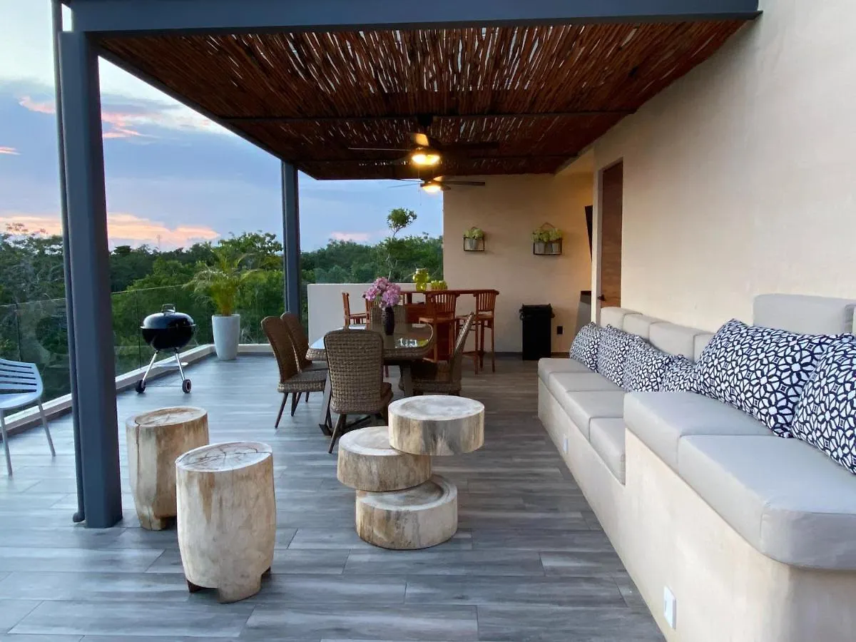Kataleya Tulum: Jungle Penthouse with Private Pool and Rooftop Oasis