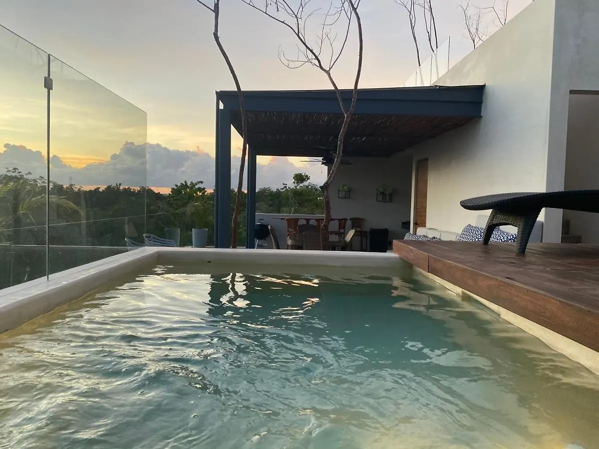 Kataleya Tulum: Jungle Penthouse with Private Pool and Rooftop Oasis Tulum