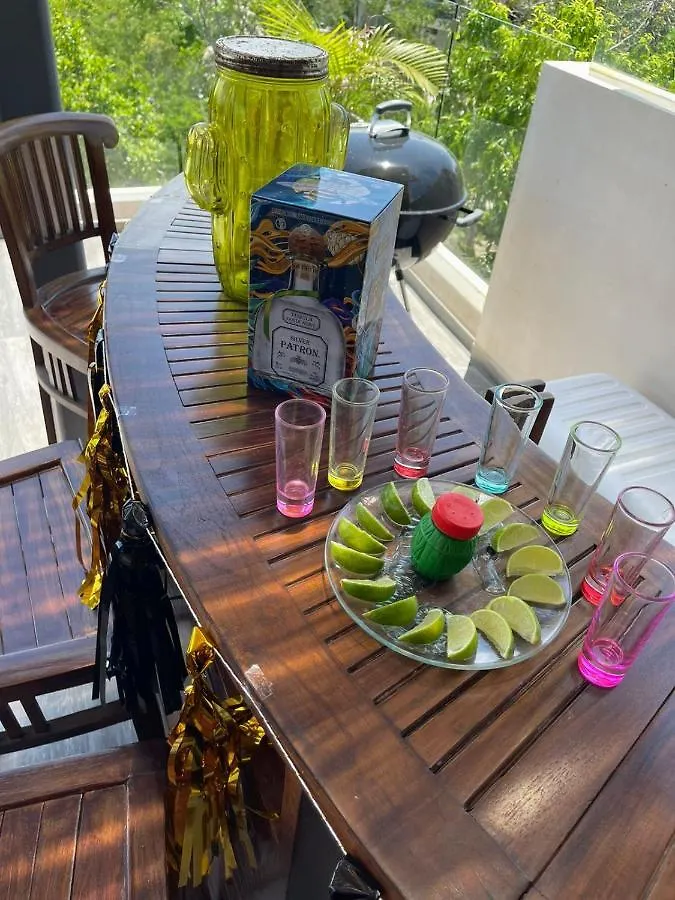 Kataleya Tulum By Zaazil - Amazing Penthouse Plus Aptartment , Up To 16 People, Private Pool, Terrace , Roof Top And Hot Tub In Luum Zama In The Jungle 아파트